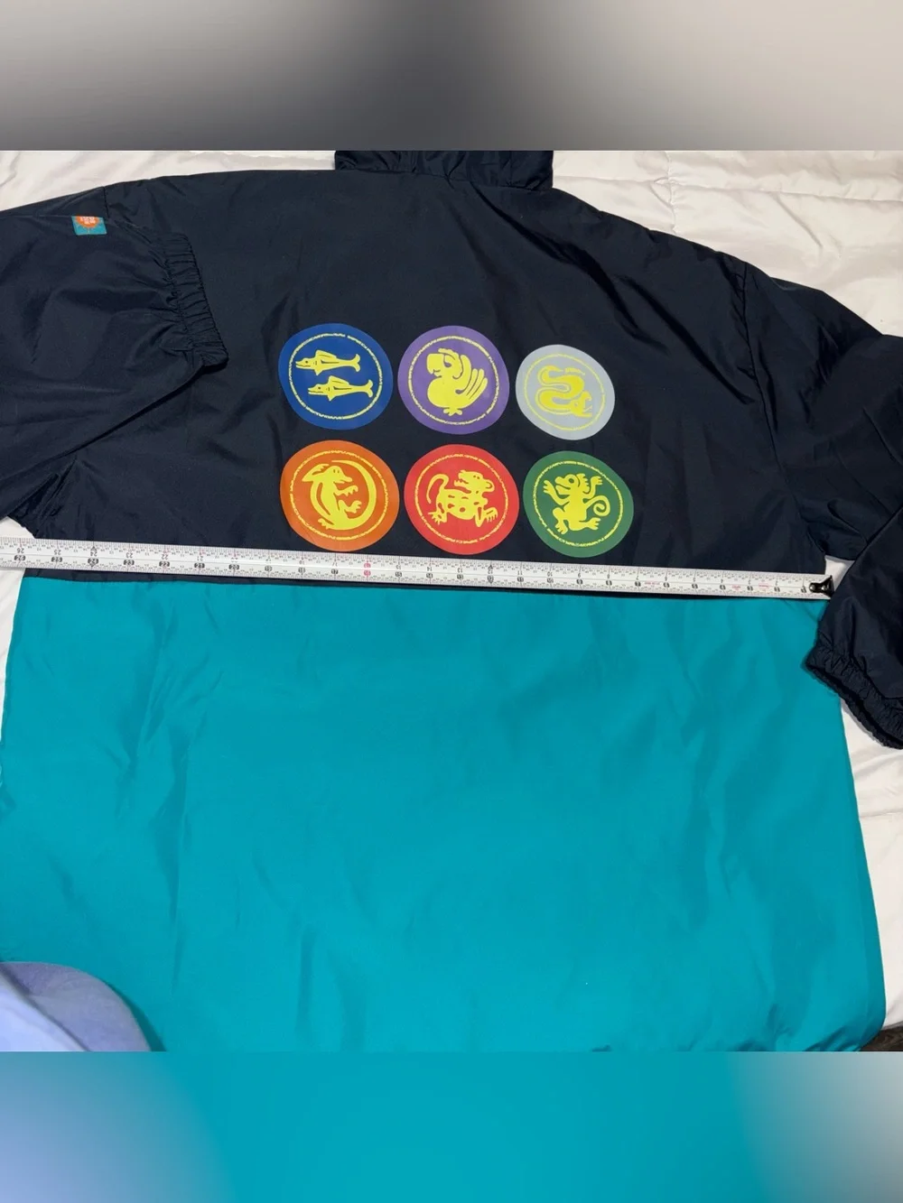 Nickbox legends of the hidden temple windbreaker jacket XL Nickelodeon 90s